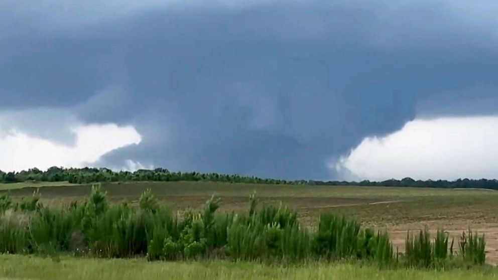 Severe weather outbreak continues with rare tornado threat in the South.
