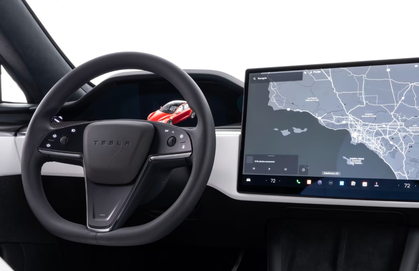 Featured image for Upgrading to a Traditional Steering Wheel in Your Tesla is Now Possible
