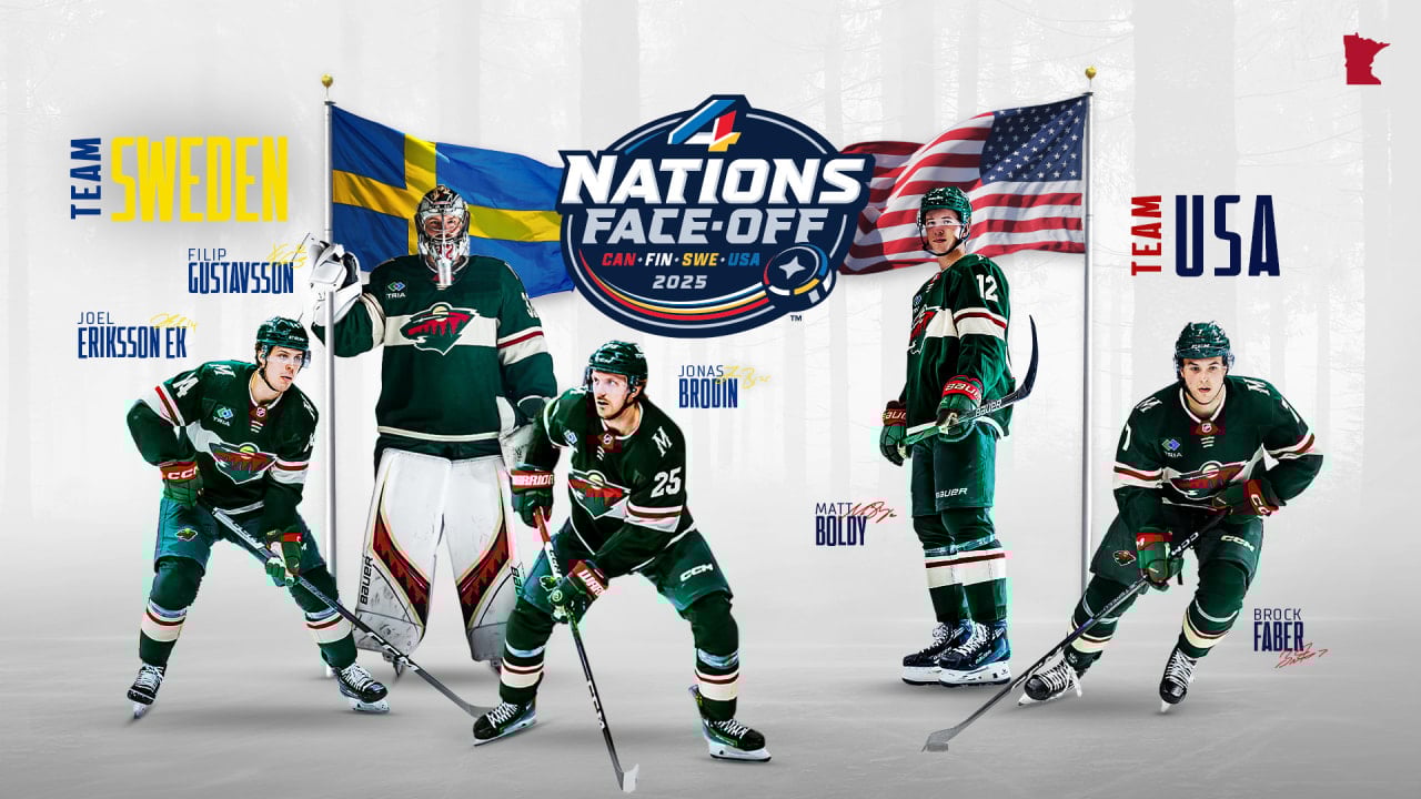 Featured image for Minnesota Wild and Red Wings Shine in 4 Nations Face-Off Selections