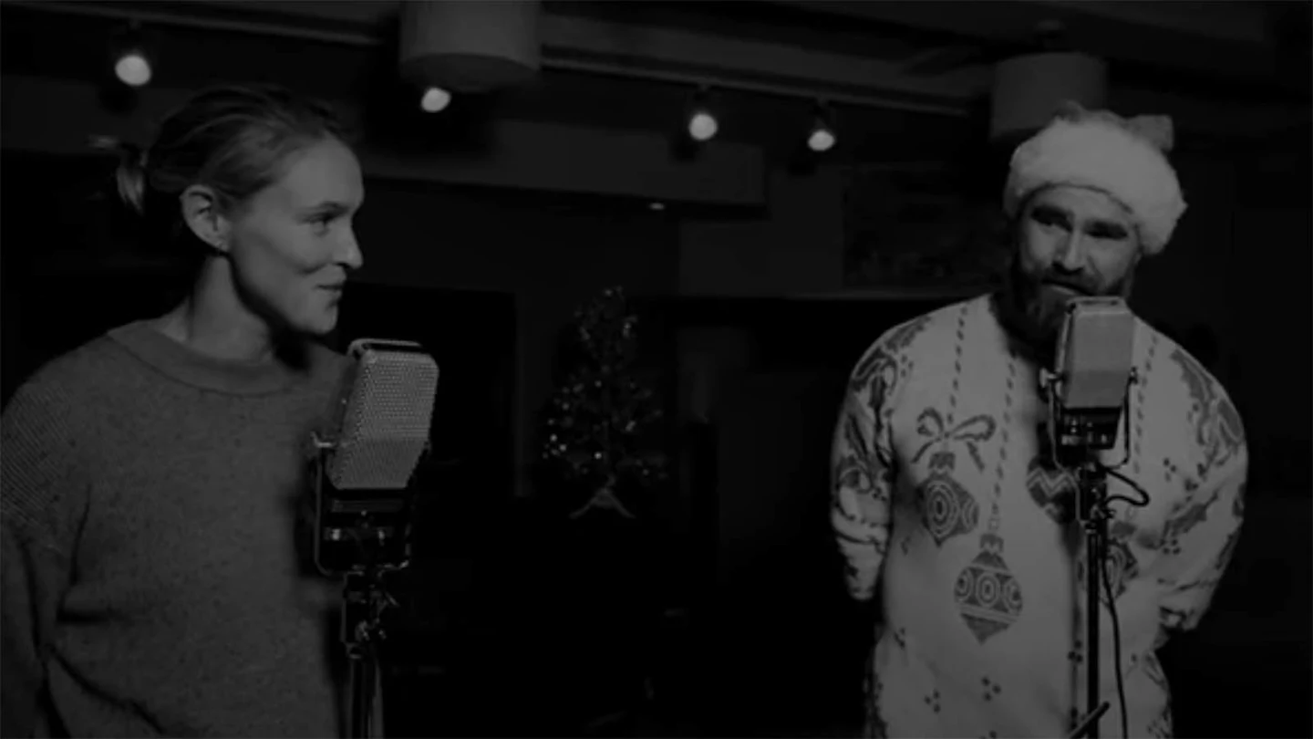 Featured image for Jason and Kylie Kelce Charm Fans with Heartfelt Holiday Duet