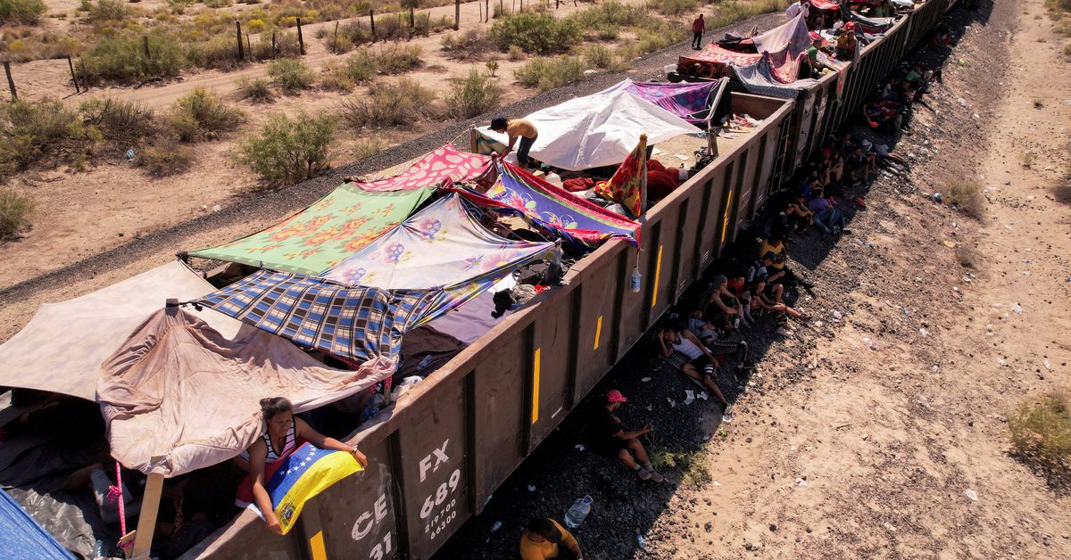 Migrants on Mexico cargo trains face stranded journey to U.S. border