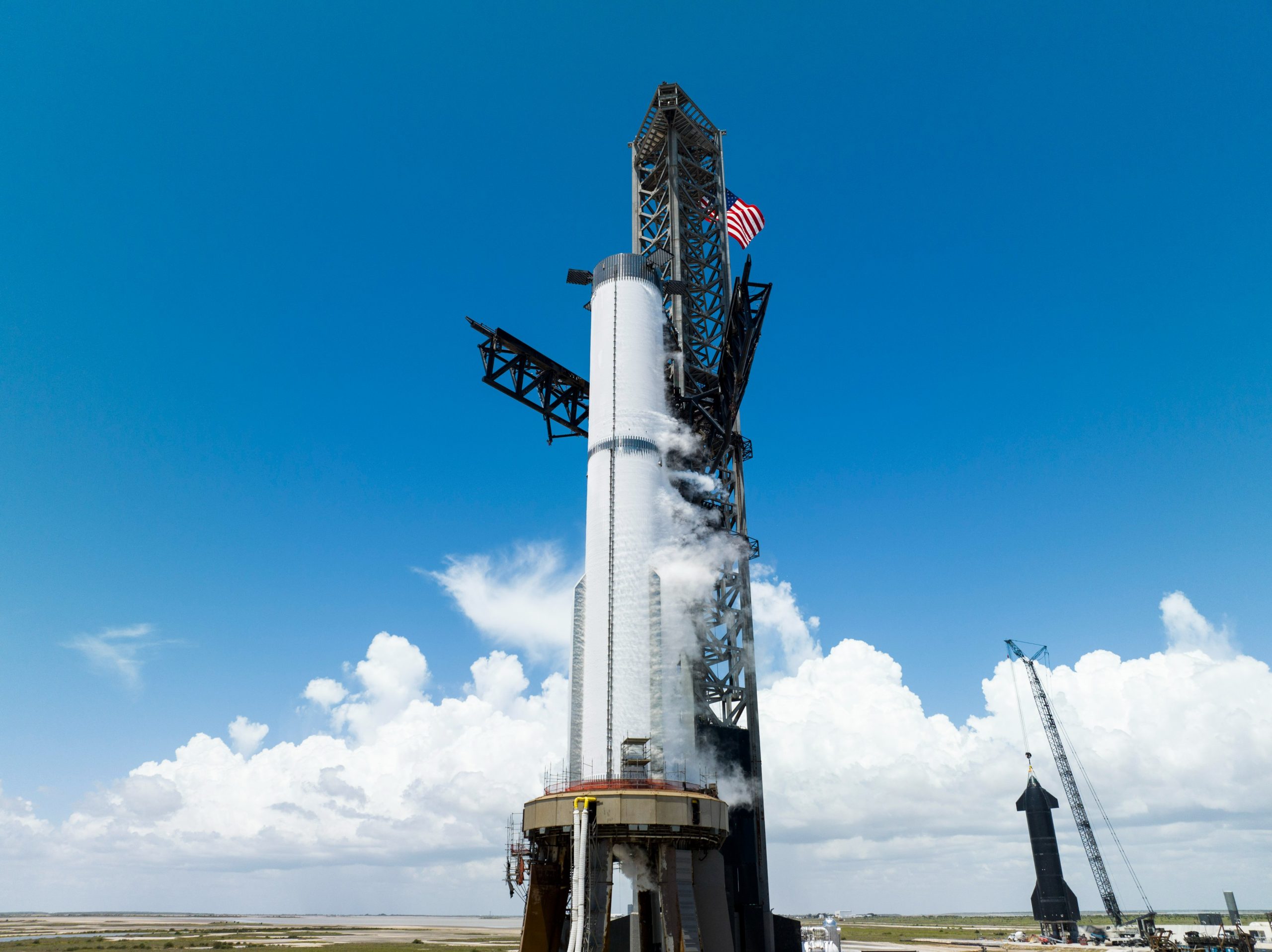 "SpaceX Prepares for Starship Tests, Awaits Regulatory Approval"