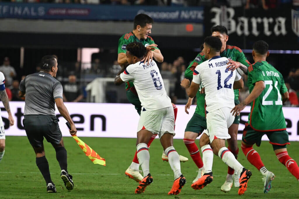 Featured image for Multiple Players Suspended for On-Field Misconduct in USMNT vs. Mexico Match