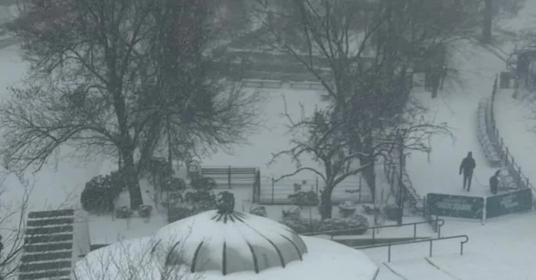 New York City's Relentless Winter Lingers as Snow Stays Dirty and Streets Turn Icebound