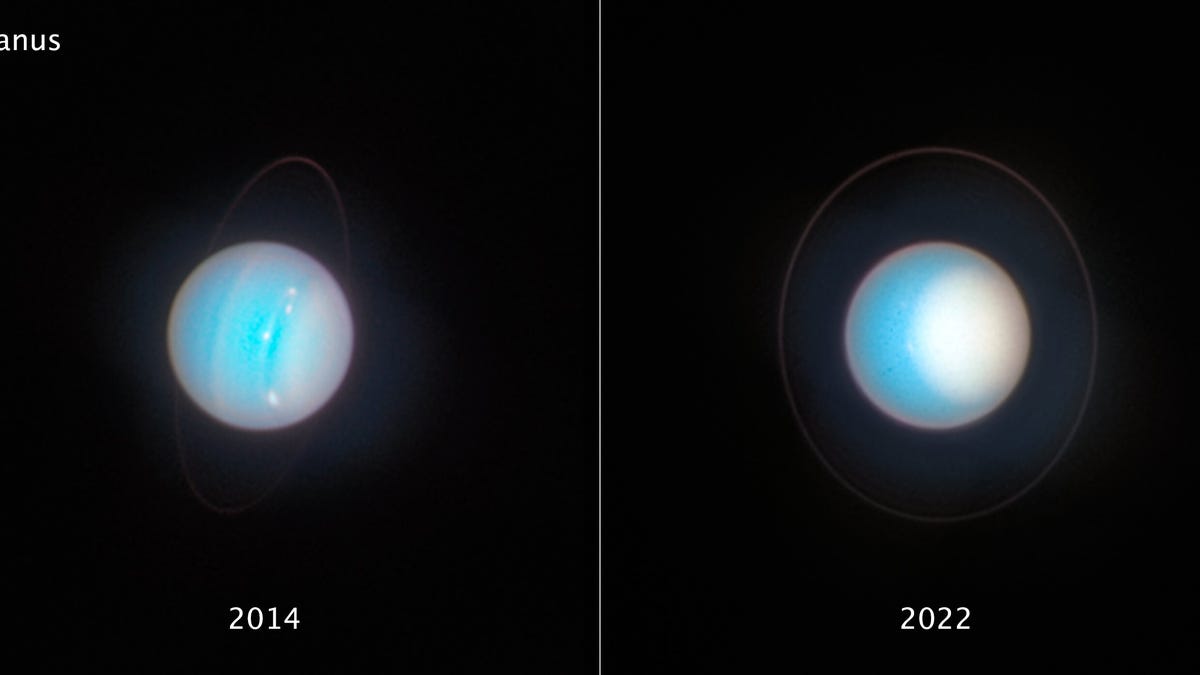 Hubble Telescope Reveals Changing Appearance of Uranus and Jupiter.