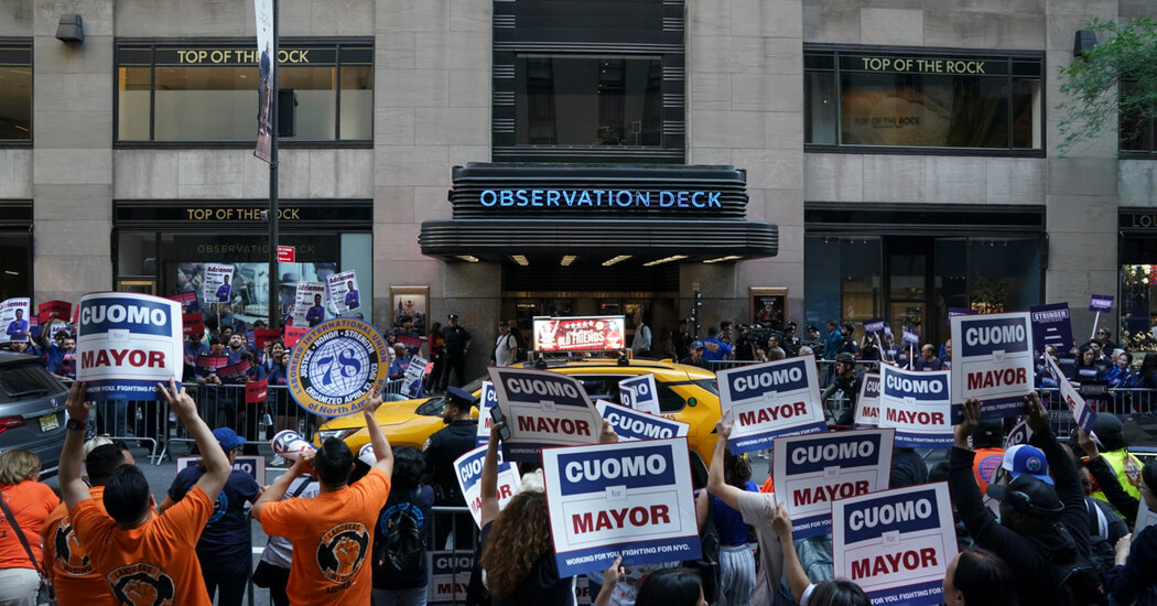 Featured image for N.Y.C. Mayoral Debate Highlights Democratic Rivalries and Key Issues