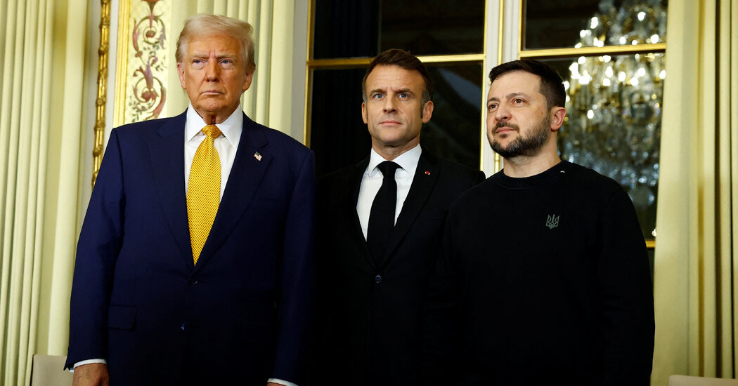 Zelensky, Trump, and Macron Discuss Ukraine in Paris Summit