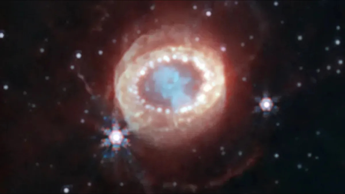 "James Webb Telescope captures breathtaking images of the brightest supernova in 420 years"