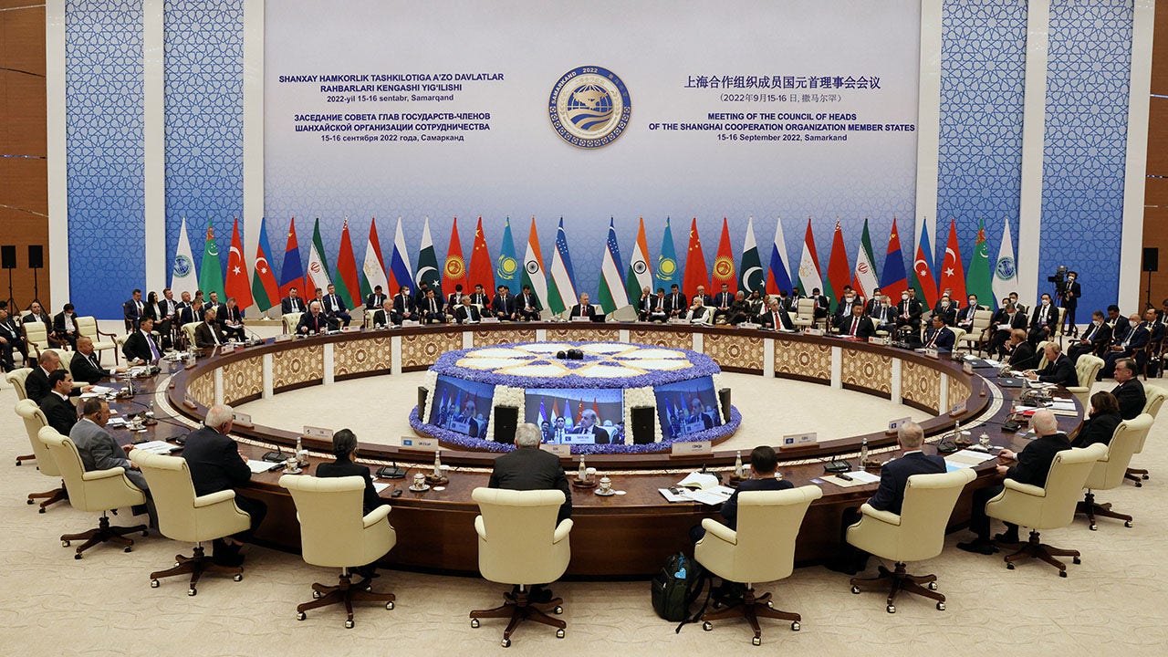 Saudi Arabia strengthens ties with China through security bloc membership.