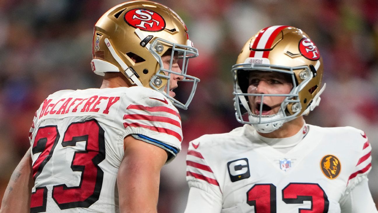 Featured image for "49ers Bench Brock Purdy for Season Finale, Sam Darnold to Start Against Rams' Carson Wentz"