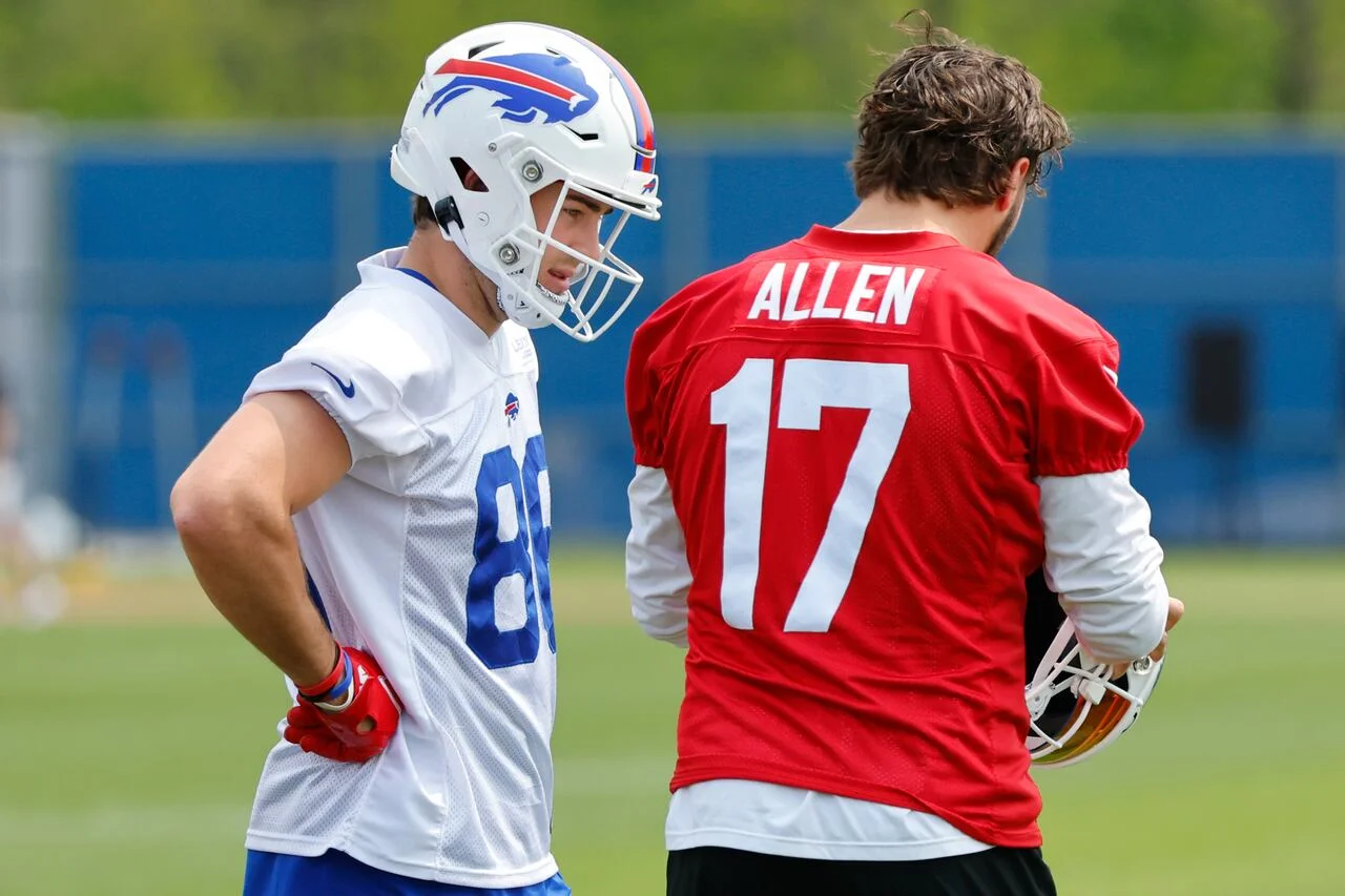 "Josh Allen's Super Bowl aspirations and notable absences at Bills' OTAs"