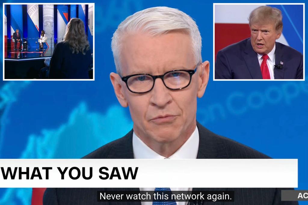 Anderson Cooper defends CNN viewers' right to tune out after Trump town hall debacle.