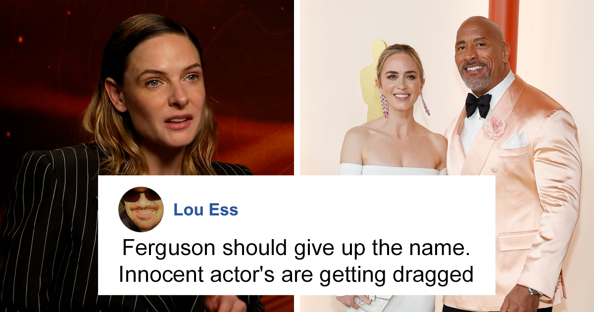 "Emily Blunt and Dwayne Johnson Deny Involvement in Rebecca Ferguson's Co-Star Controversy"