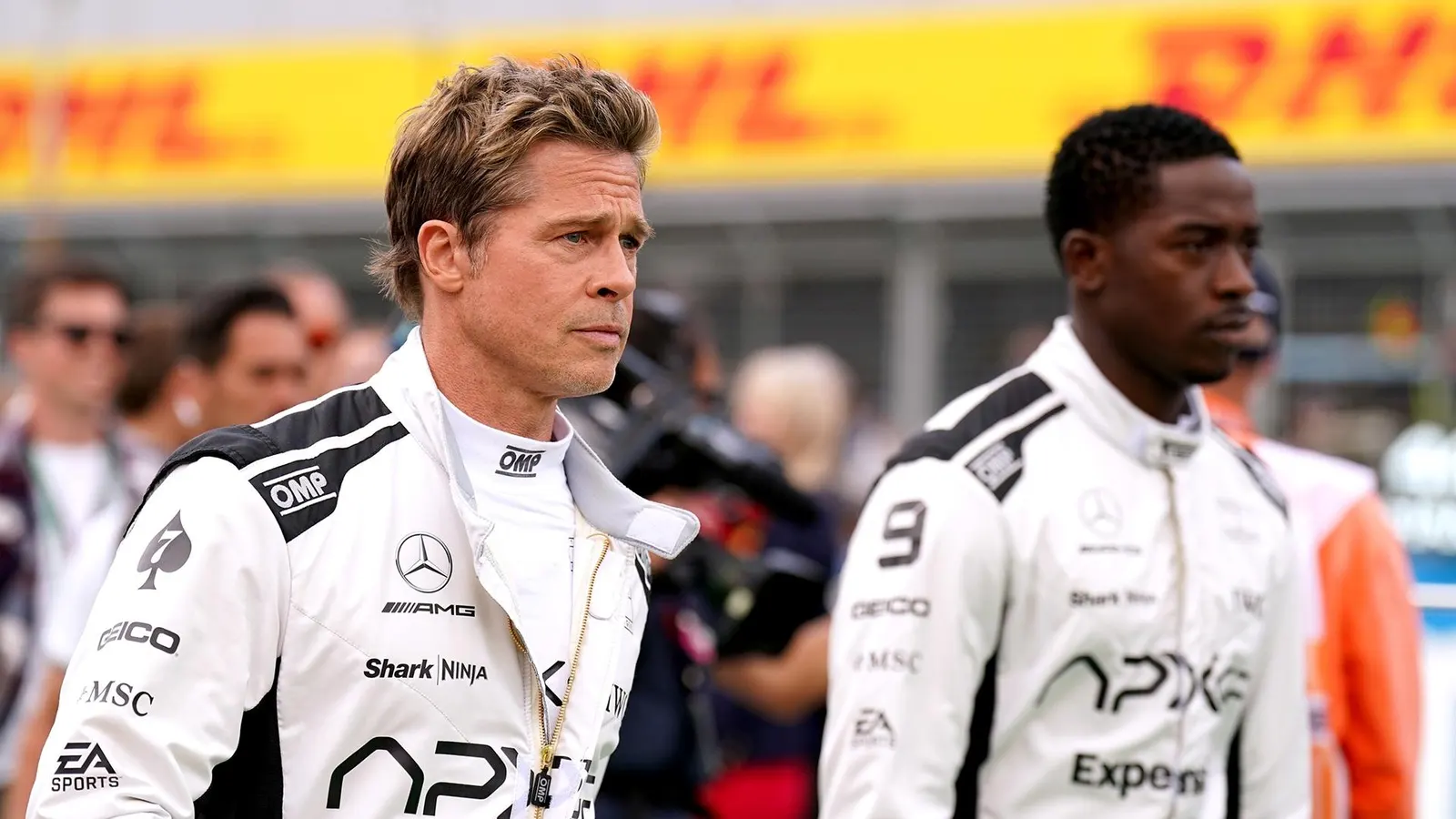 Featured image for Brad Pitt Stars in Record-Breaking 'F1' Movie and Ad Campaigns