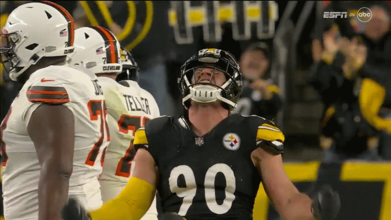 Featured image for T.J. Watt Breaks Steelers' Sack Record, Makes History