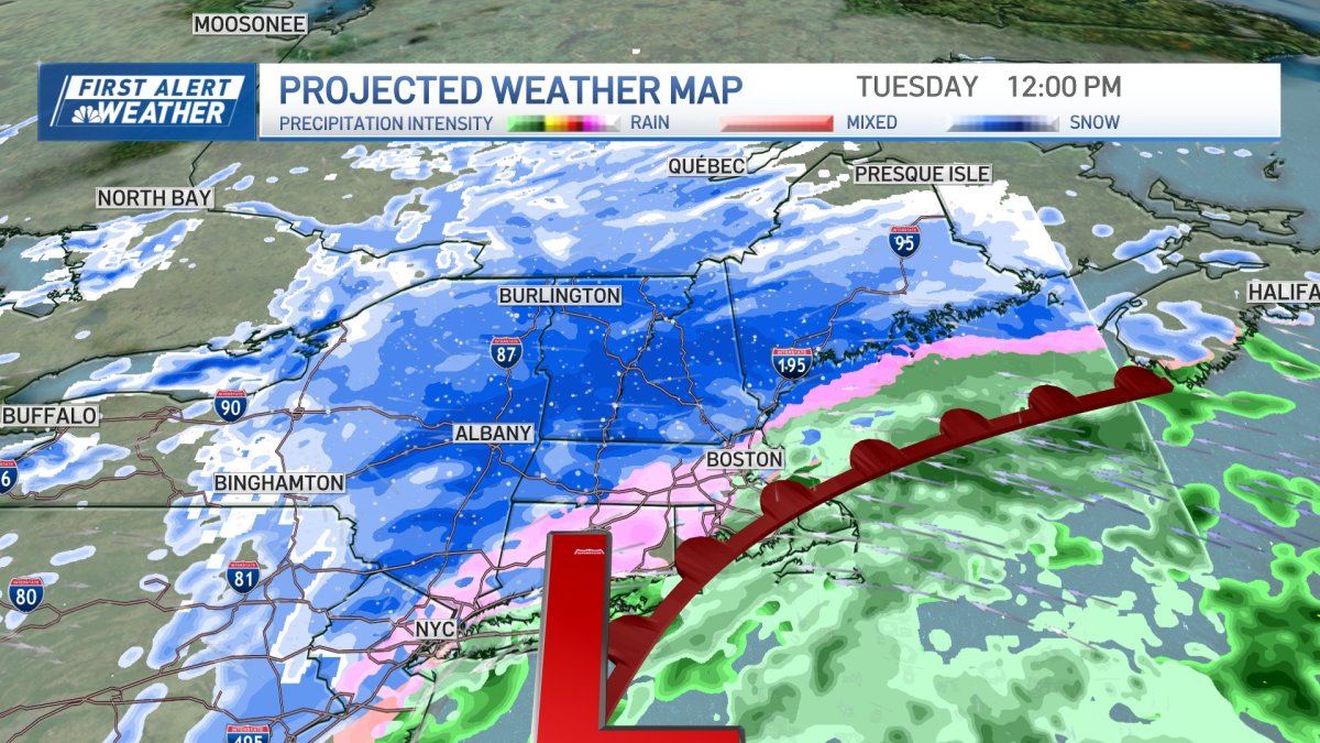 "Wintry Week Ahead: New England Braces for Multiple Rounds of Snow"