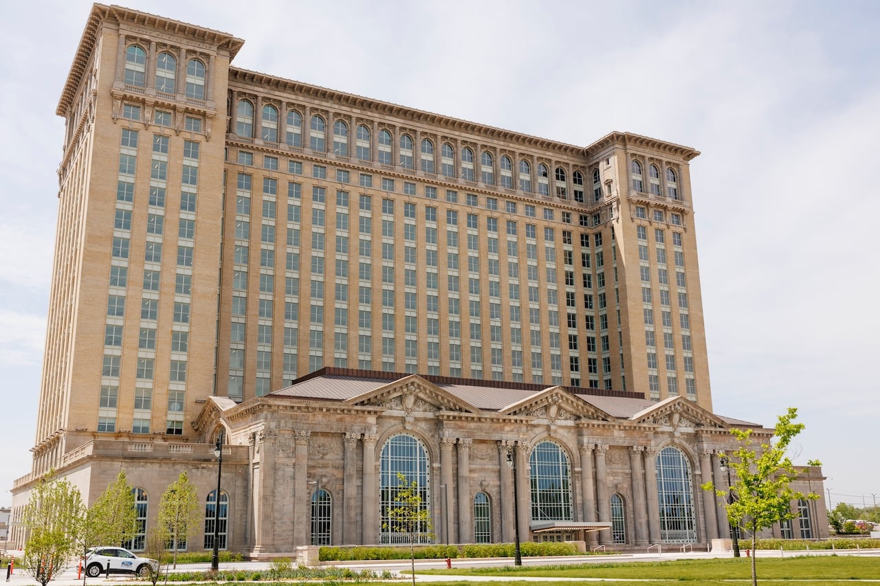 Featured image for "Ford Unveils $950M Restoration of Historic Michigan Central Station"