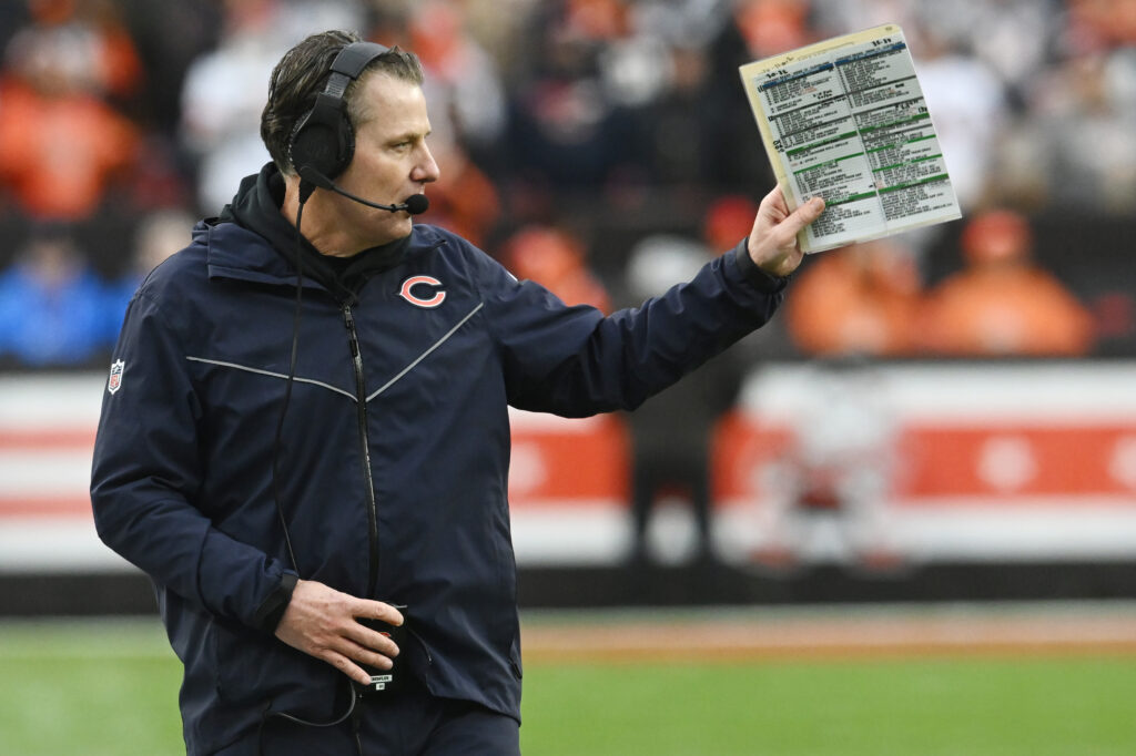 Featured image for Eberflus Defends Bears' Strategy Amidst Job Security Questions