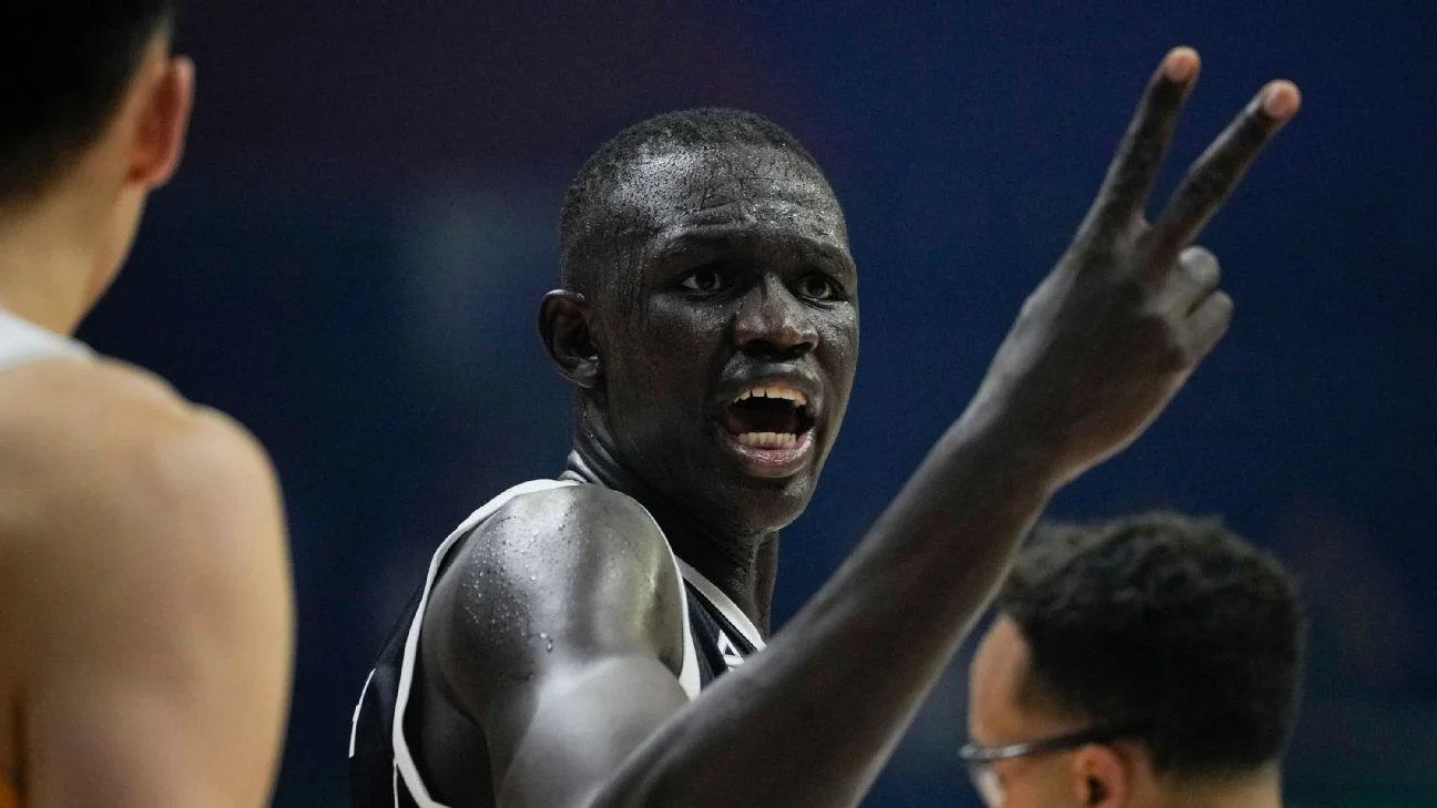 South Sudan's 16-year-old basketball prodigy shines in FIBA World Cup debut
