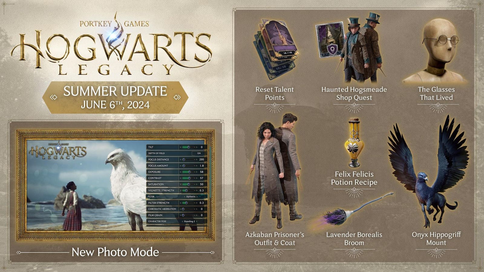 Featured image for "Hogwarts Legacy's Free Summer Update Brings New Quest and Photo Mode"