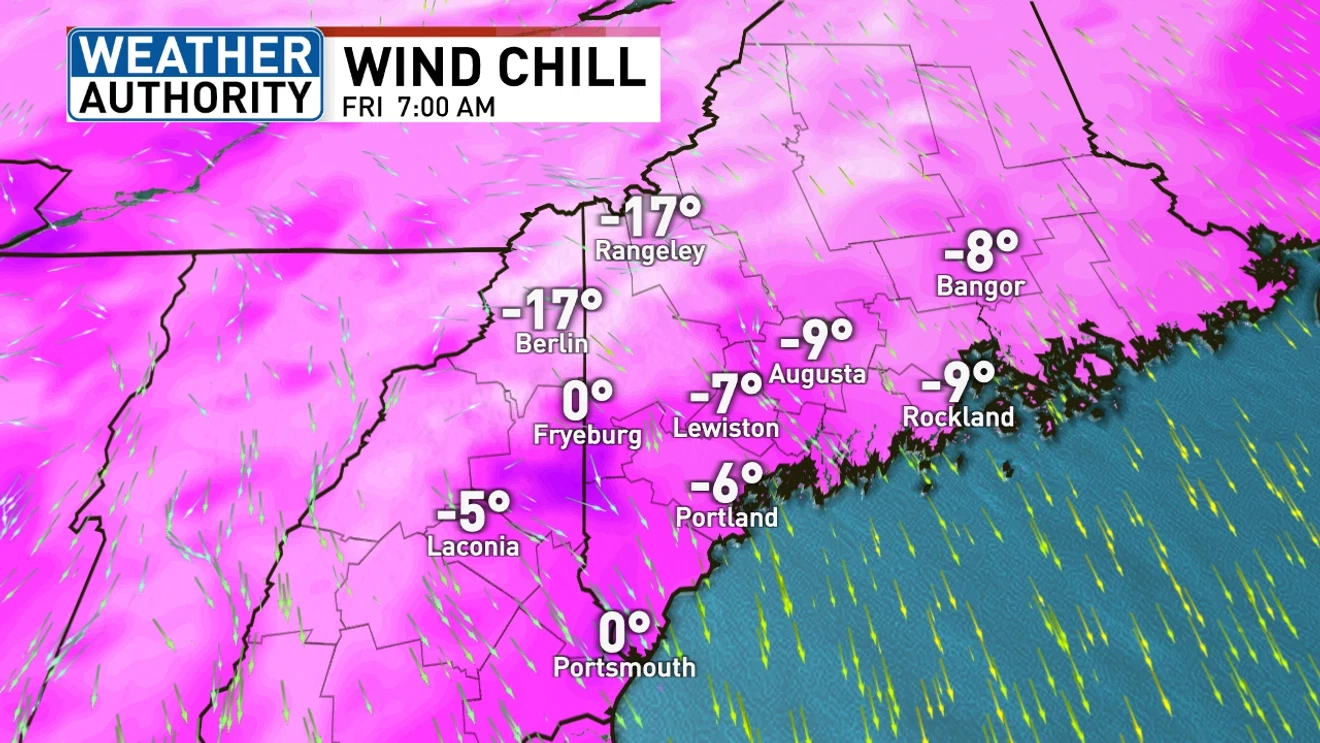 Featured image for Chilly Weekend Ahead with Winds, Snow, and a Monday Storm