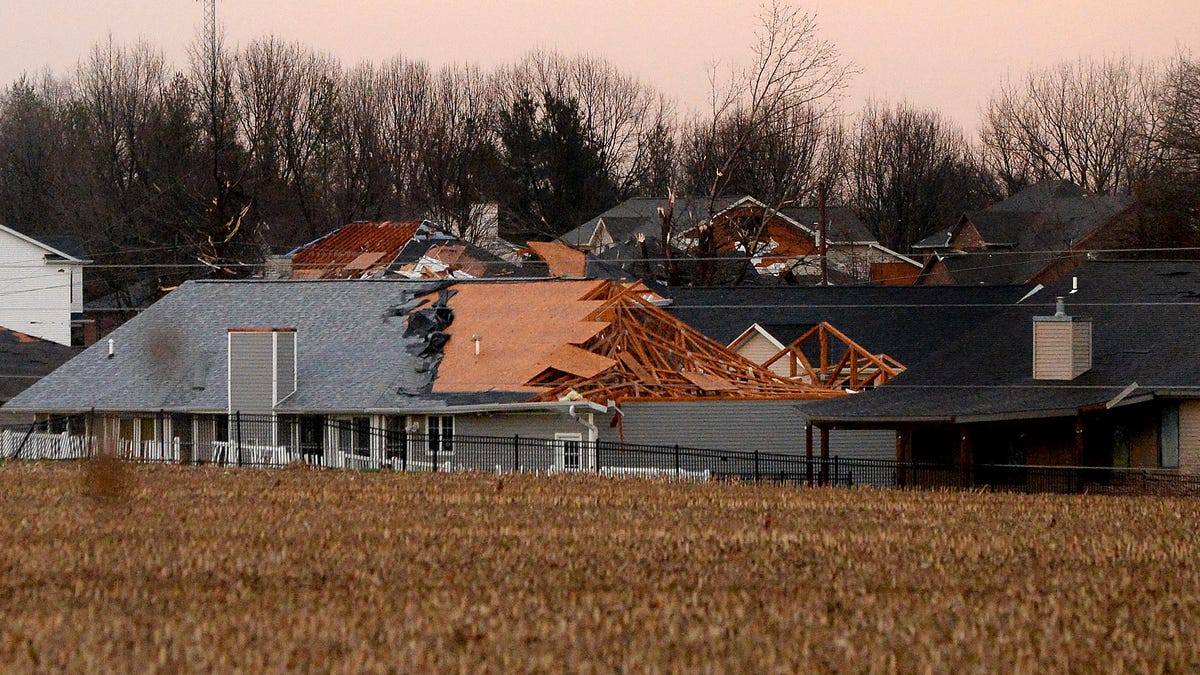 Tornadoes wreak havoc in Illinois suburbs and central regions.