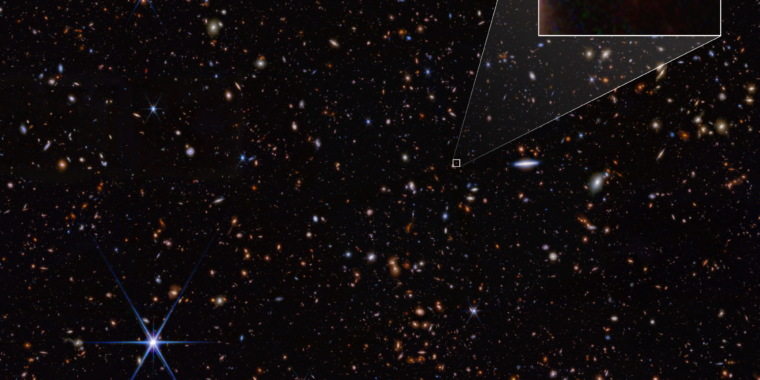 Featured image for "James Webb Telescope Unveils Most Distant and Earliest Galaxies"