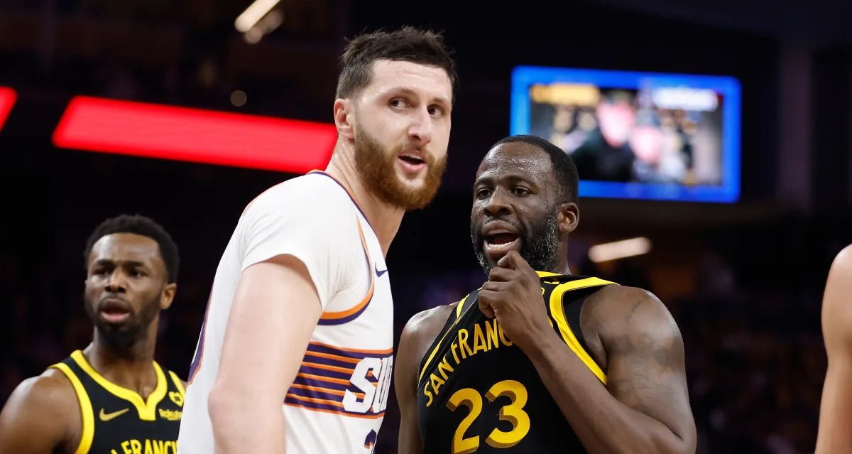 Featured image for "Draymond Green Fires Back at Nurkic and Durant After Suns-Warriors Clash"