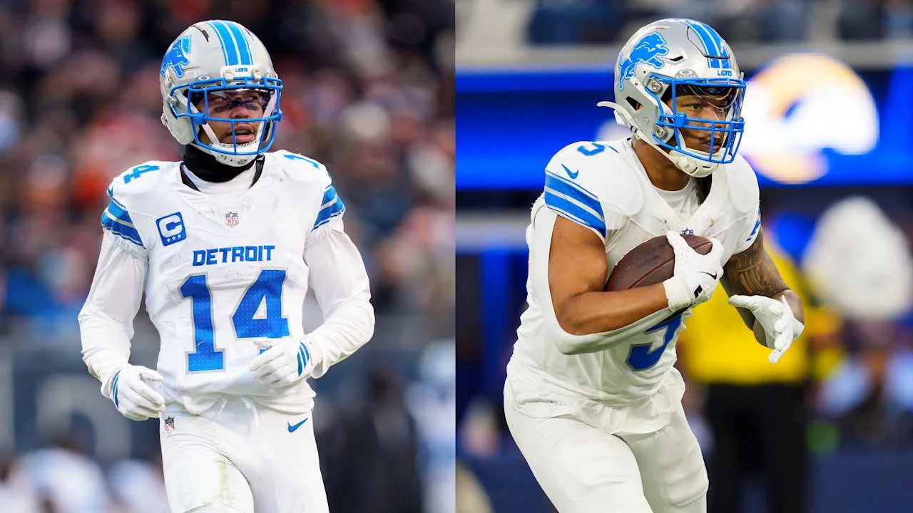 St. Brown reacts to Montgomery trade, calling him RB1 on 31 teams