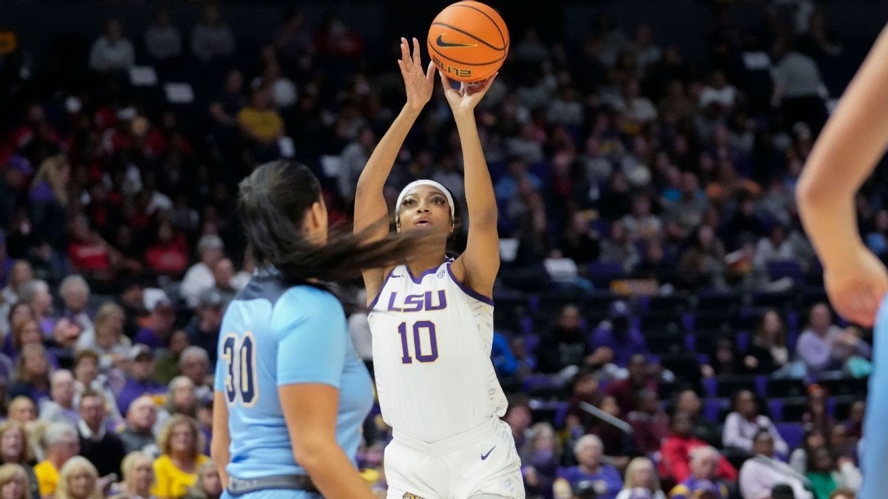 LSU's Angel Reese Absent for Game Against Southeastern Louisiana
