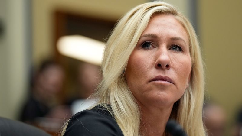 Featured image for "Marjorie Taylor Greene's Motion to Remove Speaker Johnson"