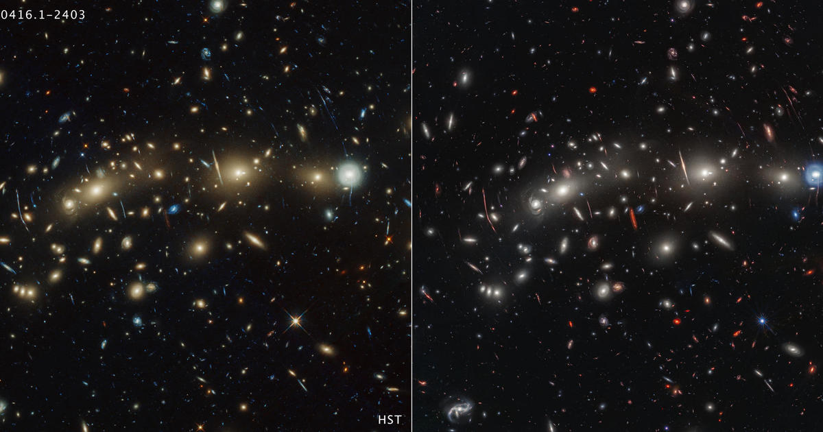 "NASA Telescopes Uncover 14 New Objects in 'Christmas Tree' Galaxy Cluster"