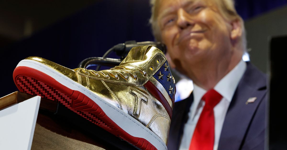 "Trump's Sold-Out Sneaker Line Sparks Controversy and Sells Out in Hours"