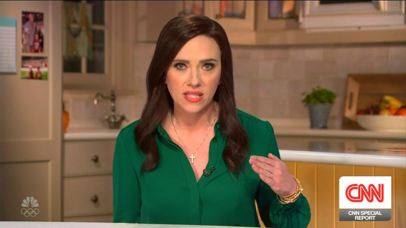 "Scarlett Johansson Lampoons Sen. Katie Britt's SOTU Rebuttal on 'SNL'"