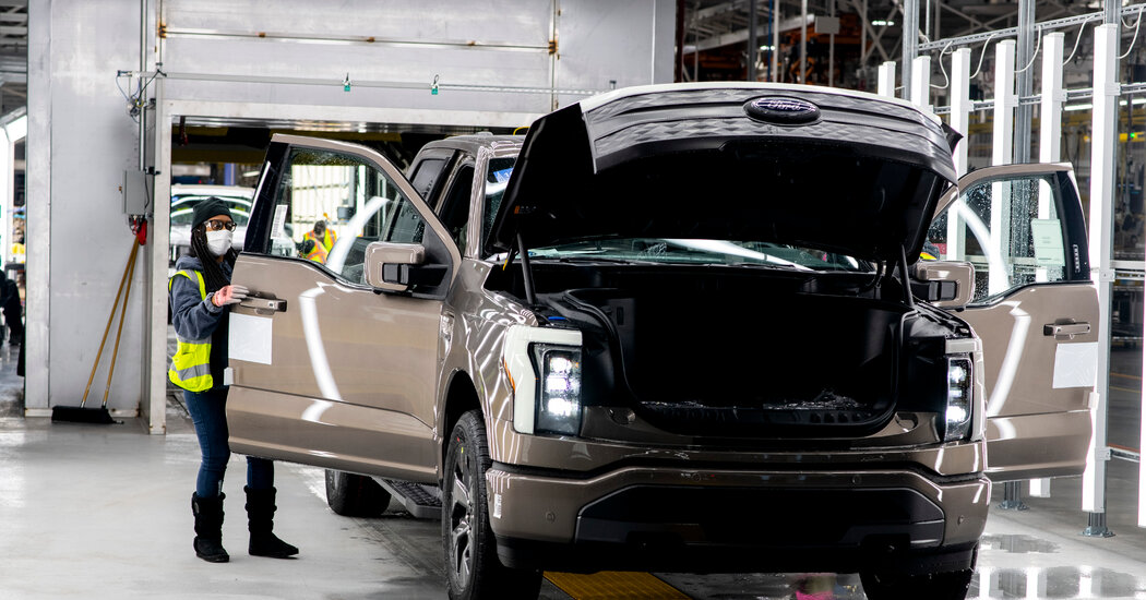 Ford reduces price of electric F-150 Lightning amid weakening demand