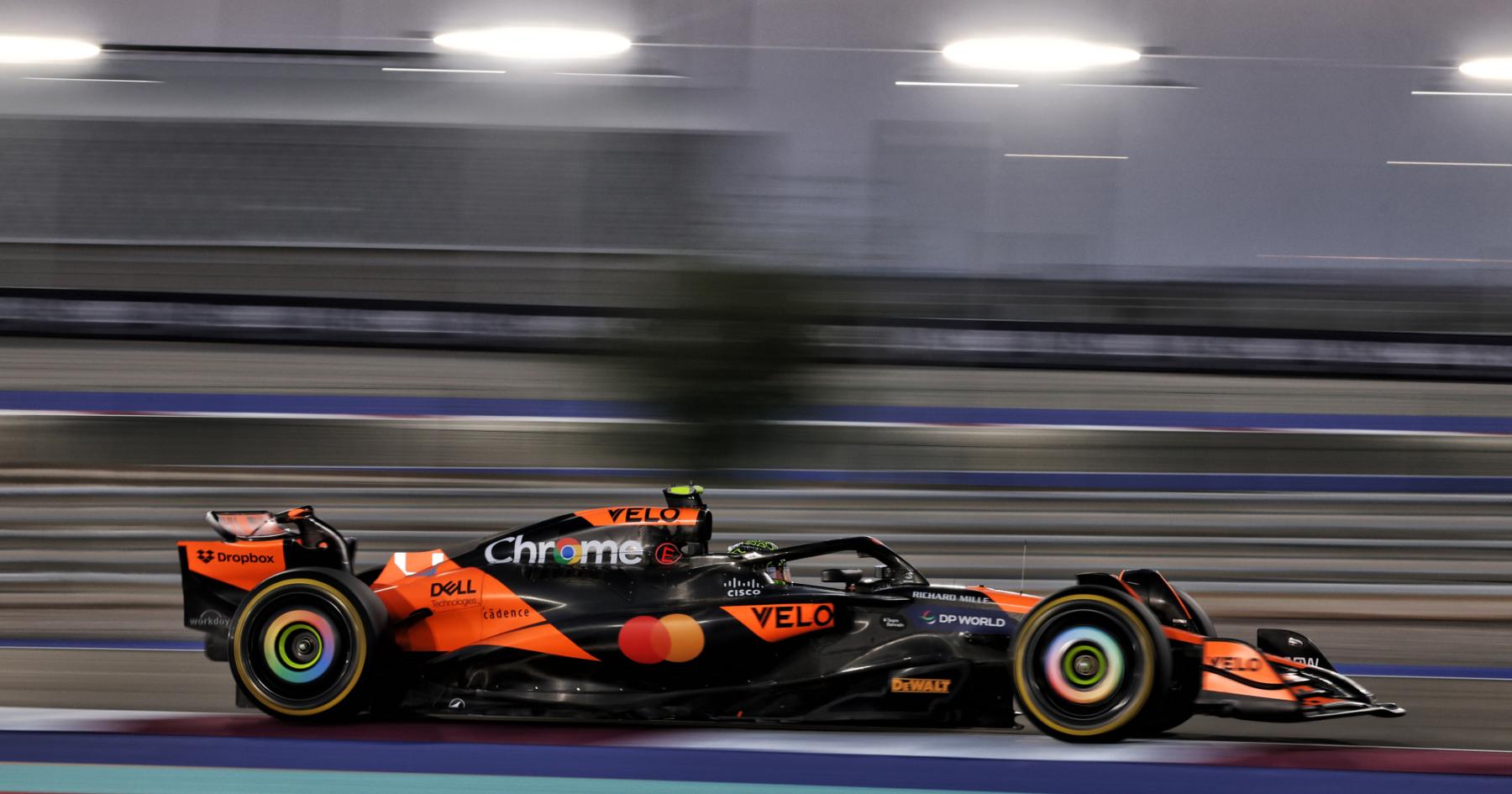 Featured image for Norris Secures Sprint Pole in Qatar Amidst Ferrari's Rising Threat