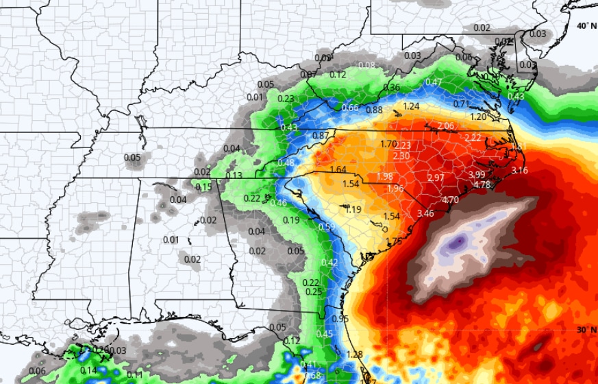 Mixed weather conditions expected for Memorial Day weekend along the East Coast.