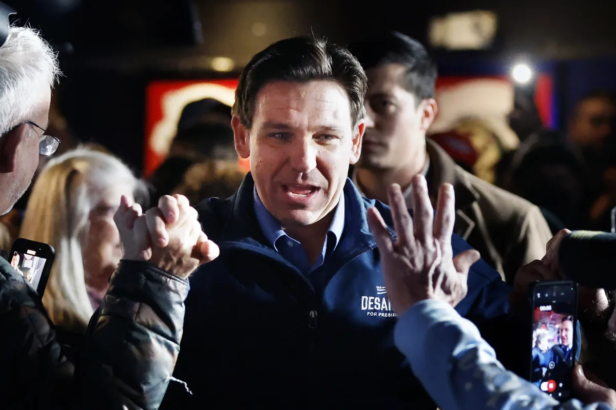 Featured image for DeSantis: Trump's Iowa Romp Reveals Weakness