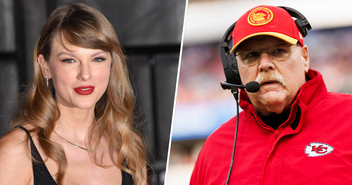 "Travis Kelce, Andy Reid, and Taylor Swift: A Viral Encounter"