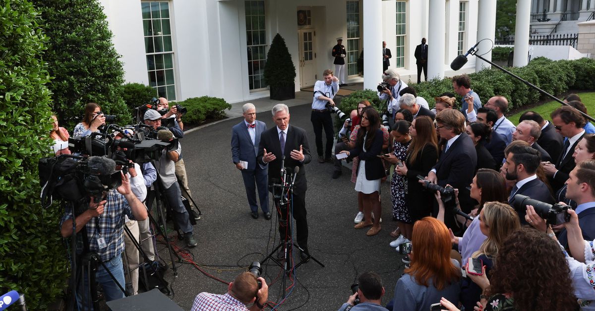 Debt ceiling negotiations and Biden's presidency in the balance.