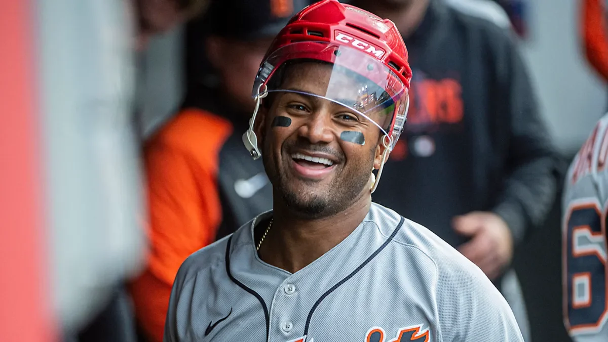 Tigers' Ibanez and Haase lead team to 6-2 victory over Guardians.