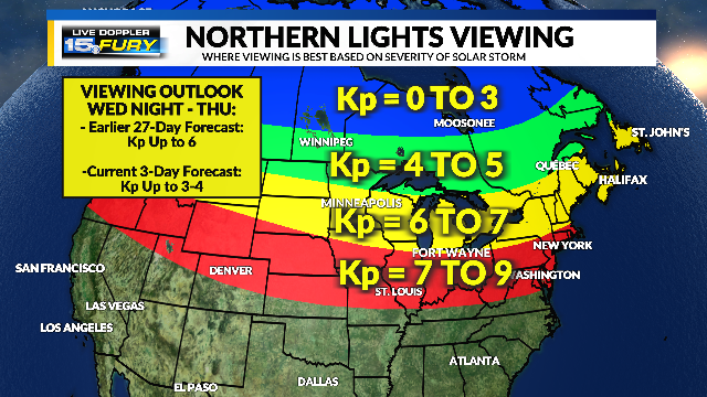 Limited Expectations for Northern Lights Viewing in the US This Week