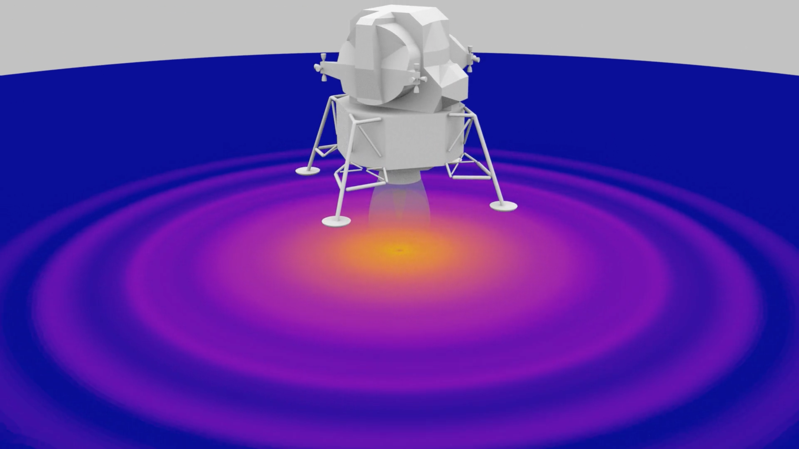 Unveiling Lunar Surface Effects: NASA Supercomputers Analyze Rocket Exhaust on the Moon
