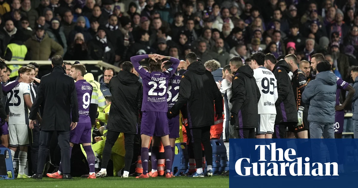 Featured image for Fiorentina's Bove Hospitalized After On-Field Collapse Halts Match