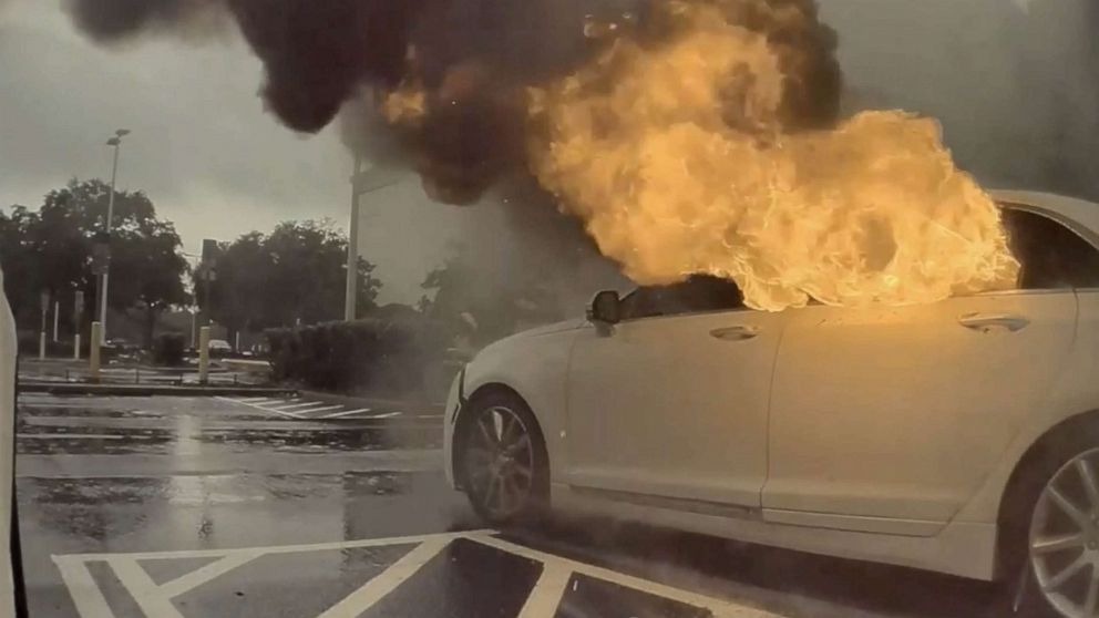 Florida Mom's Alleged Shoplifting Leads to Car Fire with Kids Inside