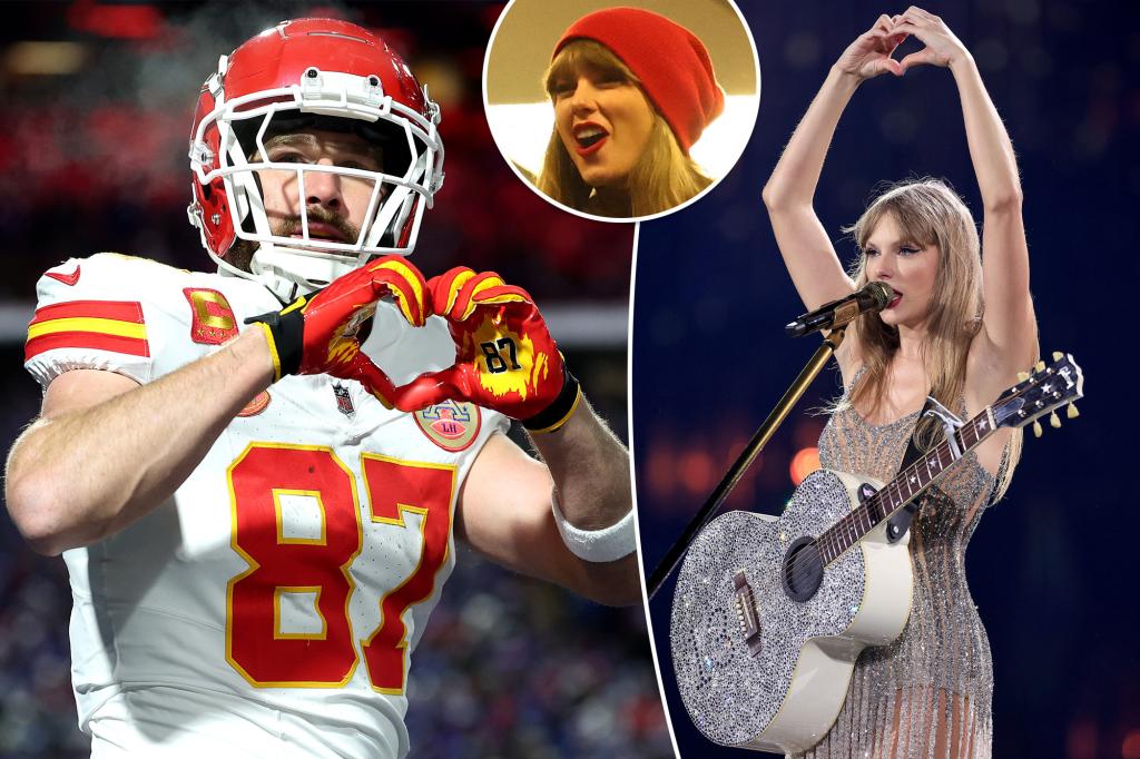 Featured image for "Kelce Brothers' Taylor Swift Touchdown Tribute Steals the Show at Chiefs vs. Bills Game"