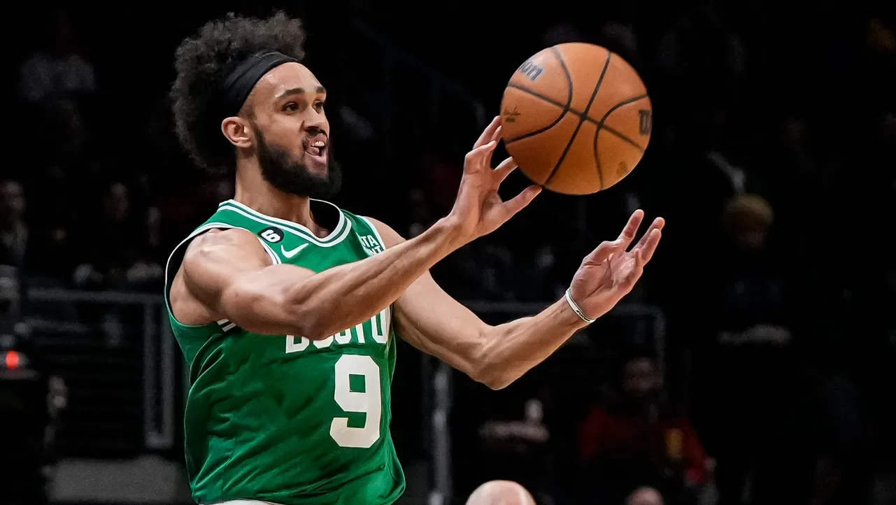 Celtics' Derrick White plays all 82 games, team hits stride heading into playoffs.
