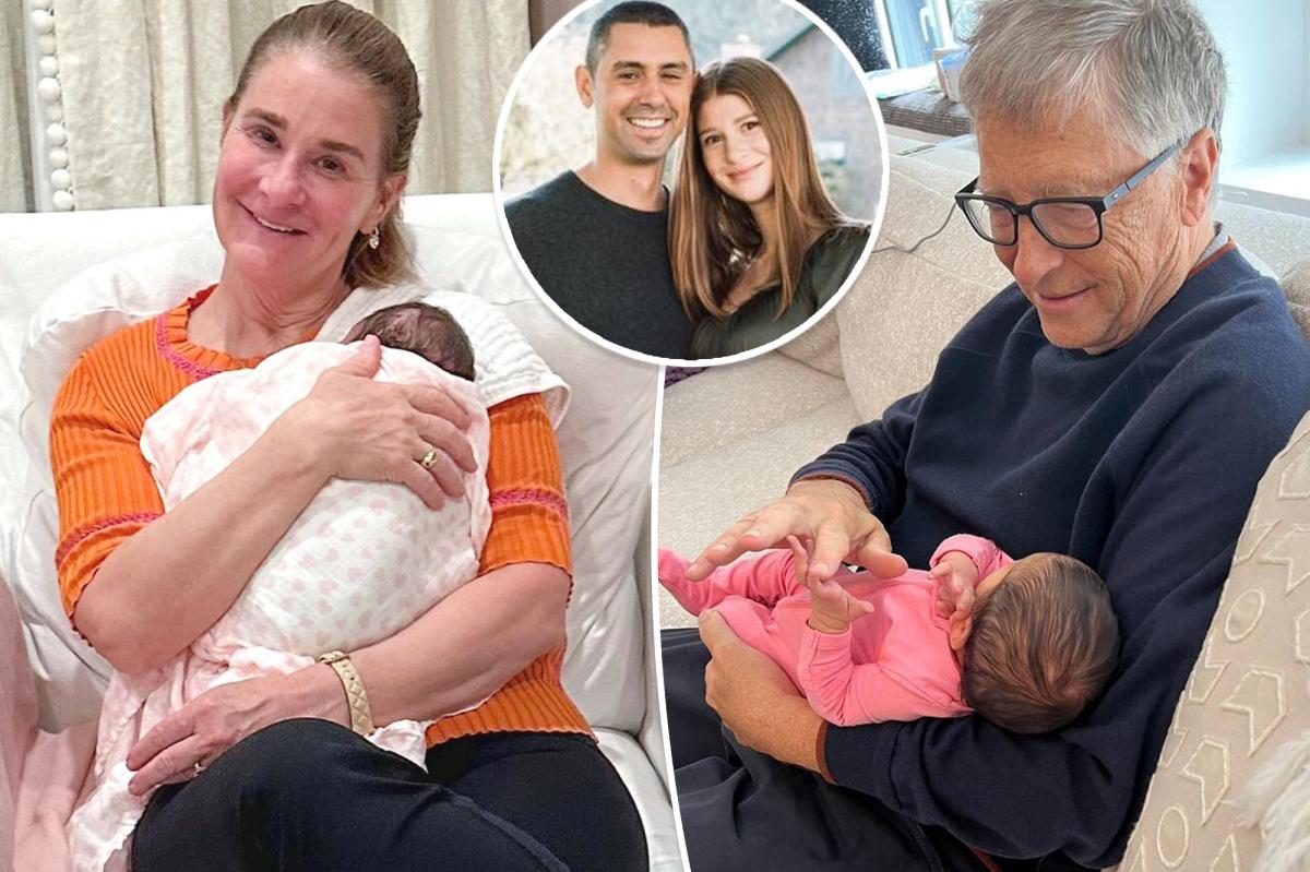 Featured image for Bill and Melinda Gates share first photo with newborn granddaughter.