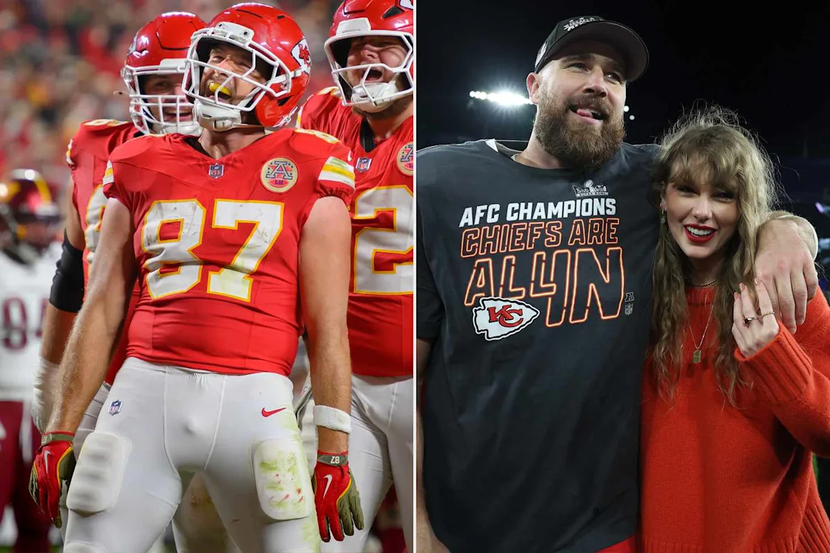 Featured image for Travis Kelce and Taylor Swift Share Celebratory Moments After Chiefs' Touchdowns