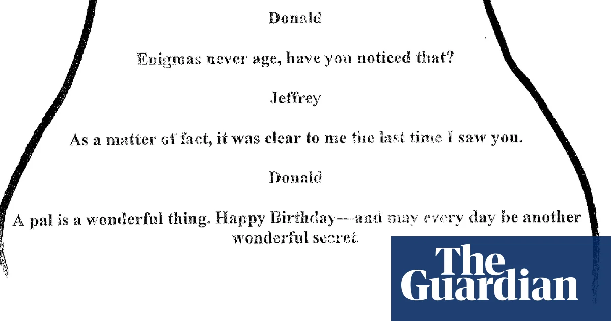 Featured image for New Evidence Links Trump to Epstein's Birthday Records and Notes